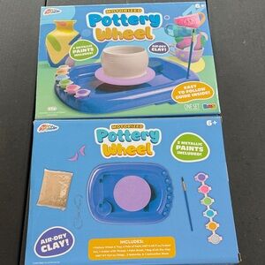 🫶🏼NWT (2 kits) Motorized Pottery Wheel for Kids - Blue age 6+